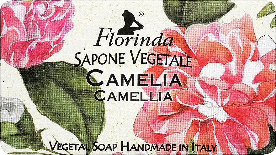 Naturseife Kamelie - Florinda Sapone Vegetale Camellia — Bild N1