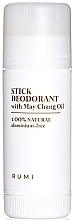 Düfte, Parfümerie und Kosmetik Deostick mit Zitronengeschmack - Rumi Stick Deodorant with May Chang Oil