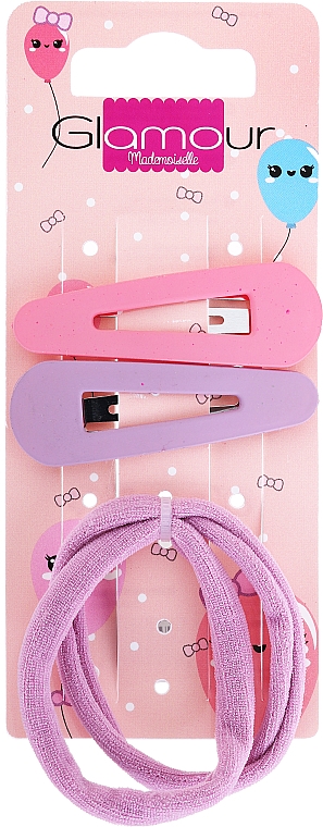 Haarspangen und Haargummis 417620 rosa-violett - Glamour — Bild N1