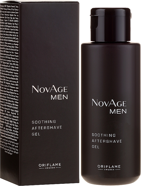 Beruhigendes After Shave Gel - Oriflame NovAge Men Soothing Aftershave Gel — Bild N1
