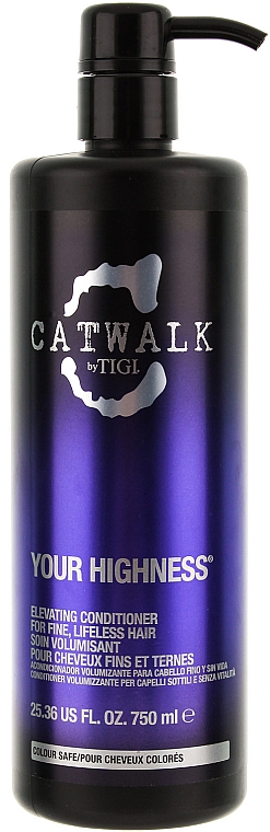 Volumen-Balsam für feines und schlaffes Haar - Tigi Catwalk Volume Collection Your Highness Nourishing Conditioner — Bild N1