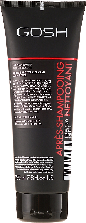 Reinigende Spülung für alle Haartypen mit Vitaminen und Sheabutter - Gosh Vitamin Booster — Bild N2