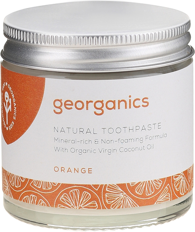 Natürliche Zahnpasta ätherischem Orangenöl - Georganics Red Mandarin Natural Toothpaste — Bild N2