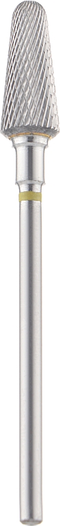 Wolfram-Nagelfräser Abgerundeter Kegel 6 mm gelb - Head The Beauty Tools — Bild N1