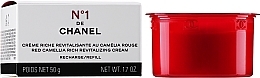 Revitalisierende Gesichtscreme - Chanel N1 De Chanel Red Camellia Rich Revitalizing Cream Refill (Refill)  — Bild N2