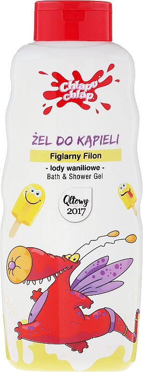 Bade- und Duschgel für Kinder mit Vanilleeis-Duft - Chlapu Chlap Bath & Shower Gel — Bild N1