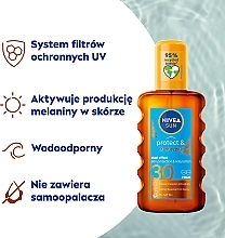 Schutzspray nach dem Sonnenbad - Nivea Sun Protect & Bronze SPF30 Dual Effect Spray — Bild N3