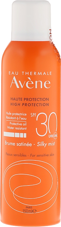 Wasserdichtes Sonnenschutzöl für empfindliche Haut SPF 30 - Avene Sun Care Silky Mist SPF 30 — Bild N1