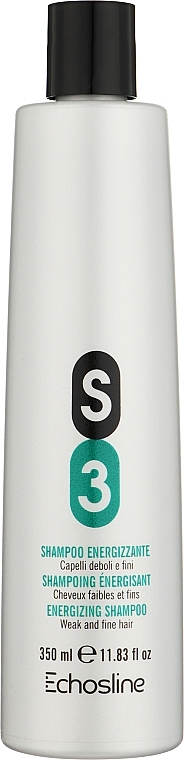 Stärkendes Shampoo für dünnes und geschwächtes Haar - Echosline S3 Invigorating Shampoo — Bild N5