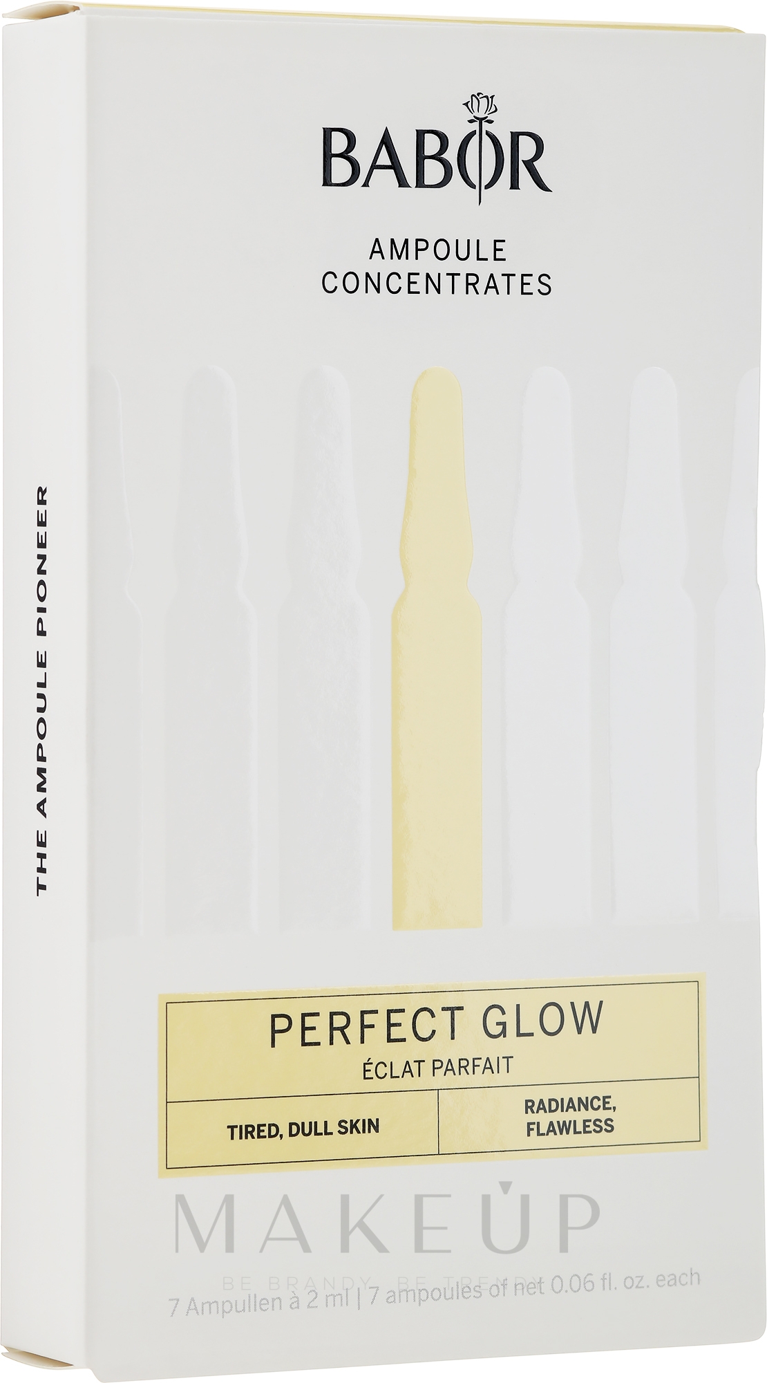 Aufbauende Gesichtsampullen 7 St. - Babor Ampoule Concentrates Perfect Glow — Bild 7 x 2 ml
