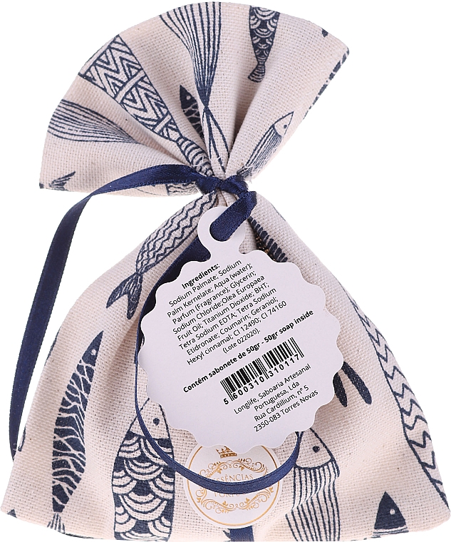 Handgemachtes Duftsäckchen mit Seife und Sardinen-Muster Lavendel - Essencias De Portugal Tradition Charm Air Freshener — Bild N2