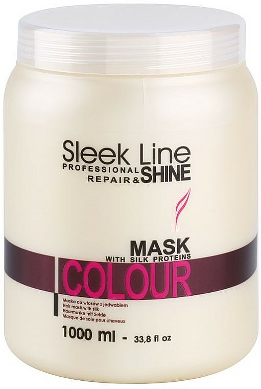 Regenerierende Maske für gefärbtes Haar - Stapiz Sleek Line Colour Mask — Bild N2