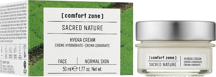 Feuchtigkeitsspendende Gesichtscreme mit Antioxidantien - Comfort Zone Sacred Nature Hydra Cream — Bild N2