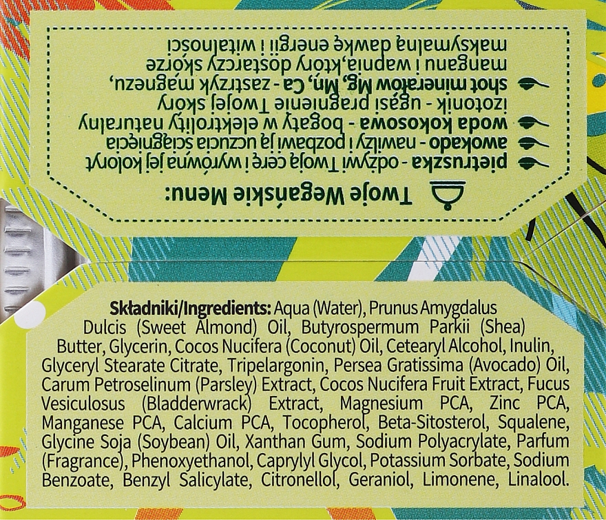 Pflegende Cocktail-Gesichtscreme mit grüner Petersilie und Avocado - Farmona Green Menu — Bild N3