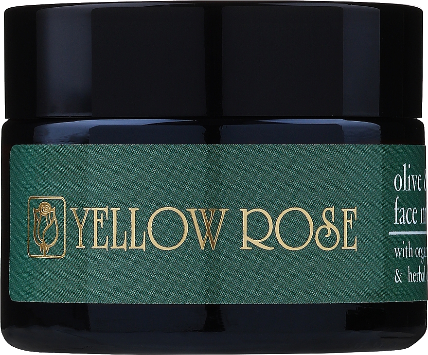 Gesichtsmaske mit Olivenöl und Kräuterextrakt - Yellow Rose Face Mask — Bild N1