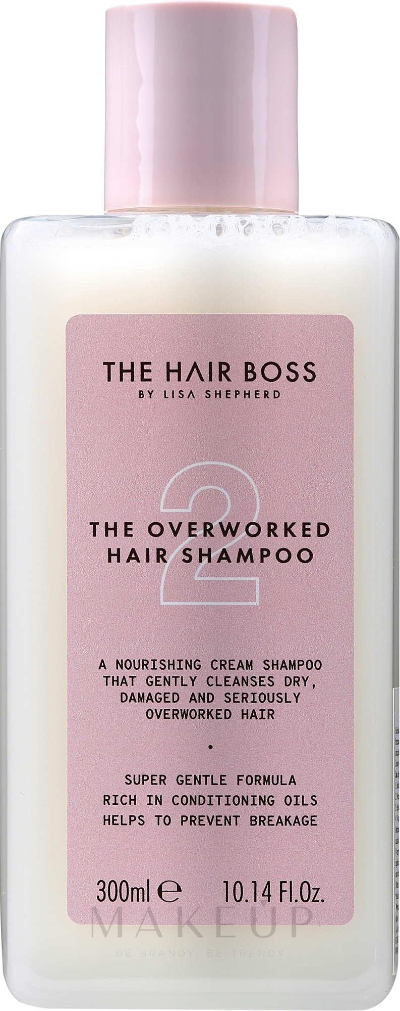 Shampoo für trockenes, strapaziertes und gefärbtes Haar - The Hair Boss The Overworked Shampoo — Bild 300 ml