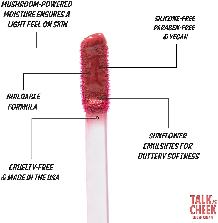 Gesichtsrouge - TheBalm Talk is Cheek Blush Cream — Bild N3