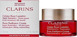 Regenerierende Anti-Aging Tagescreme - Clarins Super Restorative Rose Radiance Cream — Bild N2
