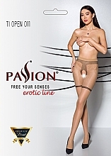 Düfte, Parfümerie und Kosmetik Erotische Strumpfhose mit Ausschnitt Tiopen 011 20 Den beige - Passion