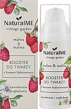 Gesichtsbooster mit Hyaluronsäure  - NaturalME Vintage Garden Malwa & Raspberry Hydration & Smoothing Booster	 — Bild N2