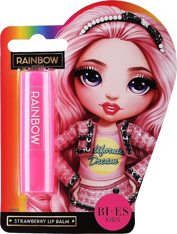 Lippenbalsam - Bi-Es Kids Rainbow High Strawberry Lip Balm — Bild N1