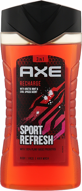 3in1 Duschgel für Männer - Axe Recharge Sport Refresh — Bild N1