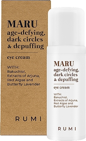 Anti-Aging-Augencreme gegen Augenringe und Schwellungen - Rumi Puga Anti-Aging & Depuffing Eye Cream — Bild N1
