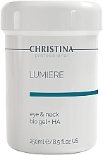 Lumieregel mit Hyaluronsäure für die Hautpflege der Augenpartie und des Halses - Christina Eye & Neck Bio Gel — Bild N3
