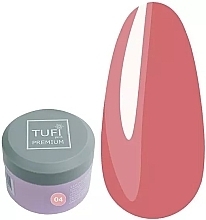 Düfte, Parfümerie und Kosmetik Gel zur Nagelverlängerung - Tufi Profi Premium LED Gel 04 Cherry