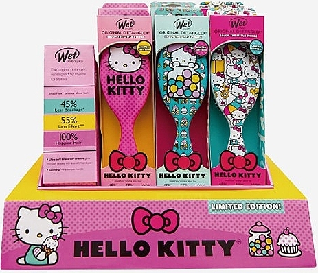 Haarbürsten-Set 9 St. - Wet Brush Expositor Cepillos Hello Kitty — Bild N1