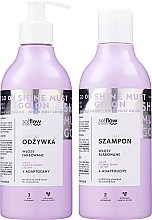 Set für coloriertes Haar - So!Flow by VisPlantis Cudo Box (Shampoo 400ml + Conditioner 400ml) — Bild N2