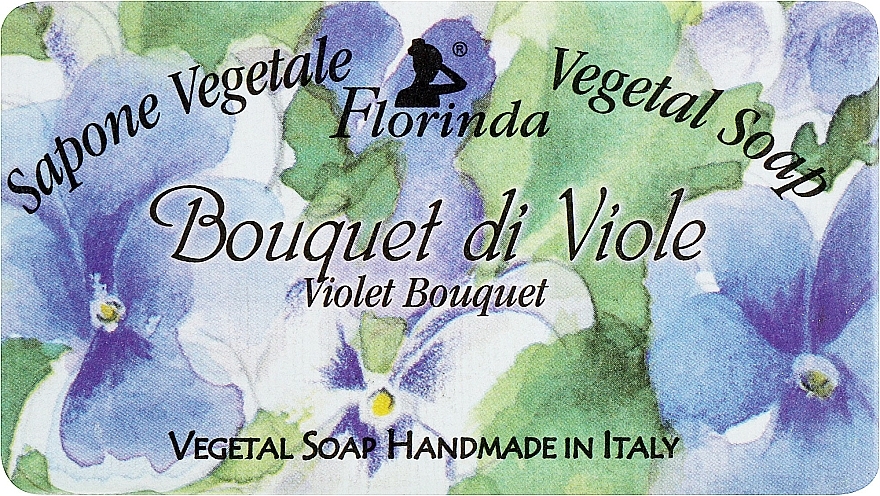 Naturseife Veilchenstrauß - Florinda Sapone Vegetale Vegetal Soap Violet Bouquet