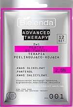 Düfte, Parfümerie und Kosmetik 2in1 Gesichtspads 12 St. - Bielenda Advanced Therapy 2 In 1 Face Pads Peeling And Soothing Therapy 001