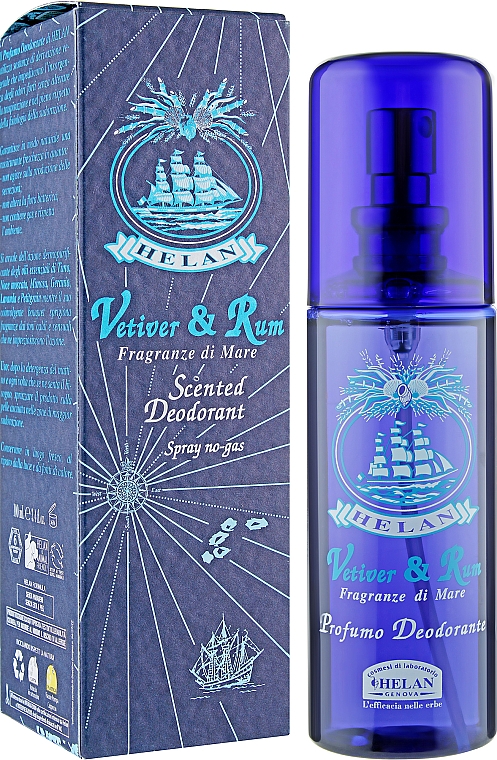 Deospray für Männer - Helan Vetiver & Rum Scented Deodorant — Bild N2