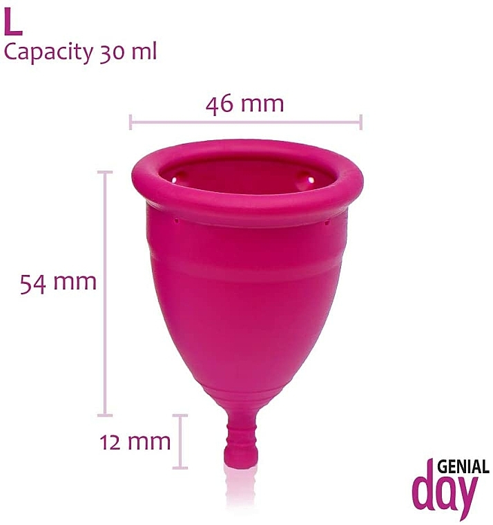 Menstruationstasse L - Genial Day Menstrual Cup Large — Bild N5