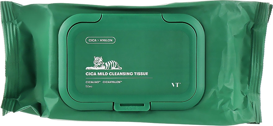 Abschminktücher - VT Cosmetics Cica Mild Cleansing Tissue — Bild N1