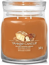Düfte, Parfümerie und Kosmetik Duftkerze im Glas Spiced Banana Bread 2 Dochte - Yankee Candle Singnature