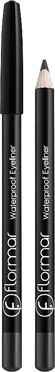 Wasserdichter Kajalstift - Flormar Waterproof Eyeliner — Bild N1