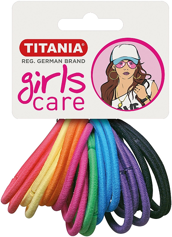 Haargummis mehrfarbig 20 St. - Titania Girls Care — Bild N1