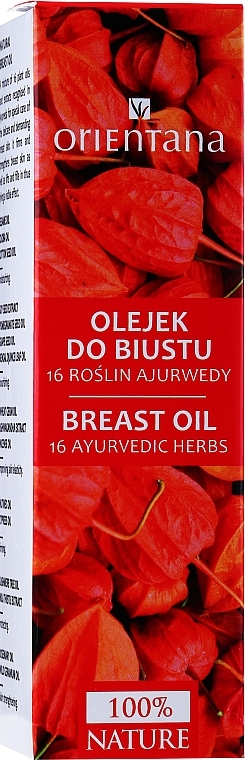 Straffendes Büstenöl mit 16 ayurvedischen Kräutern - Orientana Bio Oil — Foto N1