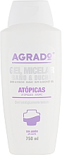 Düfte, Parfümerie und Kosmetik Mizellares Duschgel für zu Allergien neigende Haut - Agrado Bath and Shower Micellar Gel