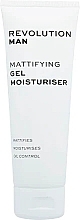 Düfte, Parfümerie und Kosmetik Feuchtigkeitsspendendes und mattierendes Gesichtsgel - Revolution Man Mattifying Gel Moisturiser