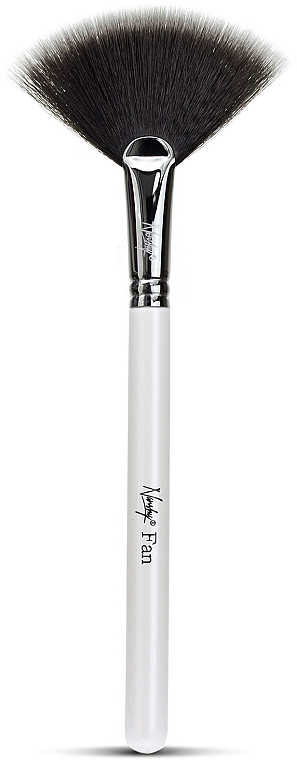 Mehrzweck-Fächerpinsel - Nanshy Fan Makeup Brush Pearlescent White — Bild N1