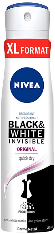 Deospray Antitranspirant - Nivea Black & White Invisible Original — Bild N1