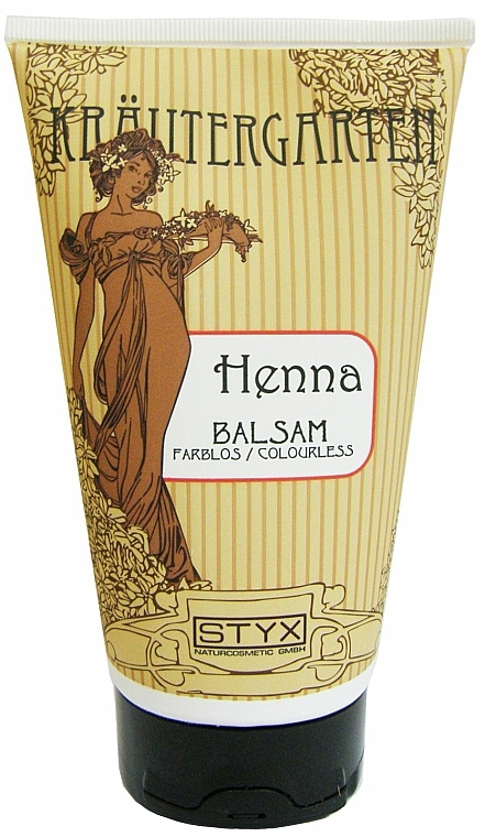 Haarspülung mit farblosem Hennaextrakt für glänzendes, geschmeidiges und leicht kämmbares Haar - Styx Naturcosmetic Henna Balsam — Foto N1