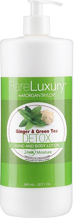 Hand-und Körpercreme Ingwer und grüner Tee - Morgan Taylor Bare Luxury Hand & Body Lotion Ginger & Green Tea Detox — Bild N1