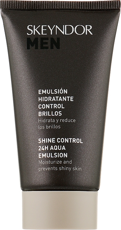 Mattierende feuchtigkeitsspendende Gesichtsemulsion - Skeyndor Men Shine Control 24H Aqua Emulsion — Foto N1