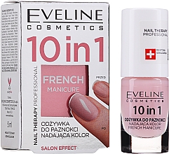 Düfte, Parfümerie und Kosmetik 10in1 Nagelconditioner Französische Maniküre - Eveline Cosmetics Nail Therapy Professional French Manicure