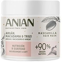 Düfte, Parfümerie und Kosmetik Haarmaske - Anian Natural Nourishment & Softness Hair Mask