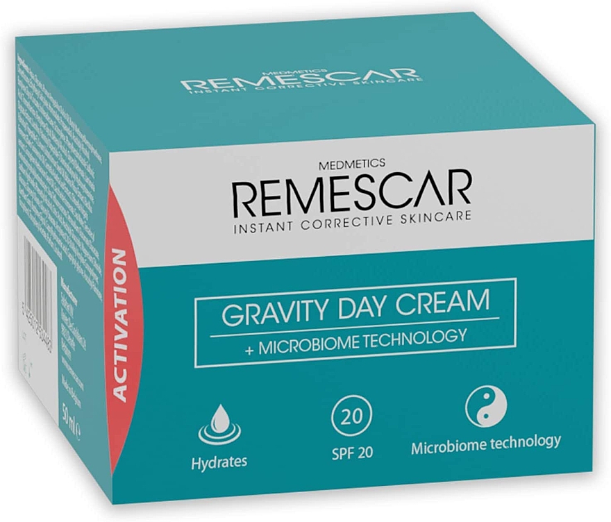 Tagescreme für das Gesicht - Remescar Gravity Day Cream SPF 20 — Bild N2